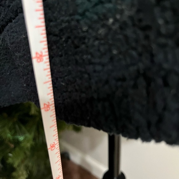 Lee Fleece Jacket Navy and Green Plaid - Picture 3 of 5